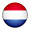 Netherlands Round Flag