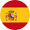 Spain Round Flag
